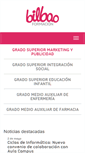 Mobile Screenshot of bilbaoformacion.com
