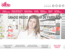 Tablet Screenshot of bilbaoformacion.com
